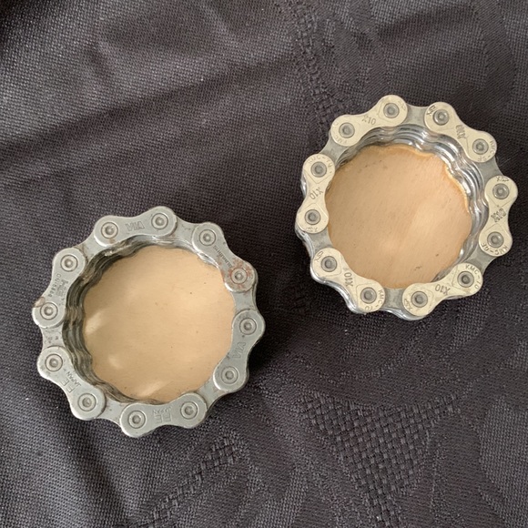 Unique industrial Bike chain tea lights - Picture 4 of 10